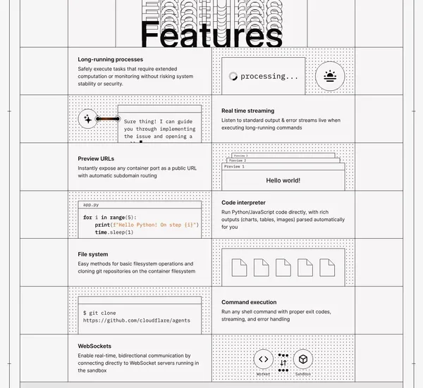 Sandbox SDK - Landing design inspiration