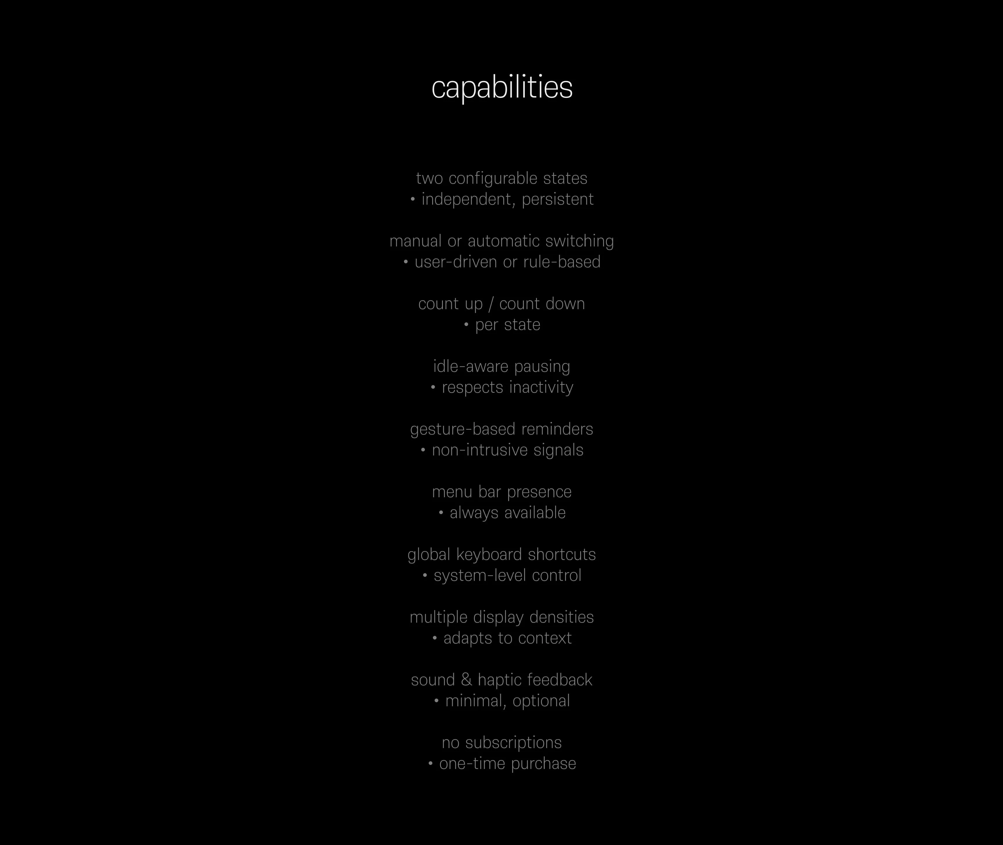 Features