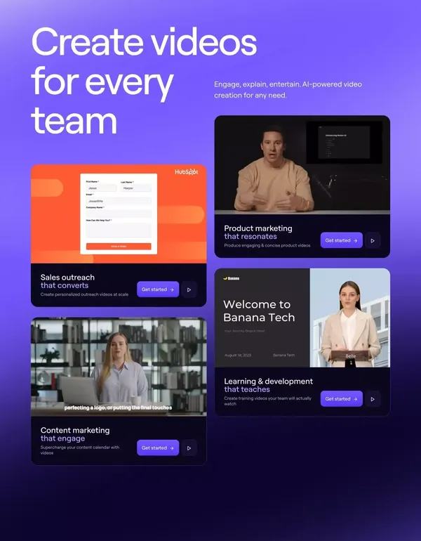 HeyGen - AI Video Generator - Landing design inspiration