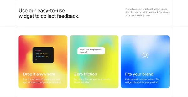 Audyr — Know exactly what to build next - Landing design inspiration