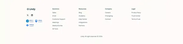Lindy.ai — Meet Your AI Assistant - Landing design inspiration
