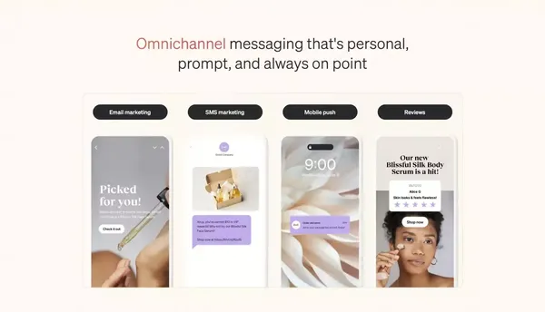 Marketing Automation Platform for Email, SMS & Push | Klaviyo - Landing design inspiration