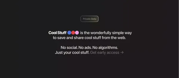 Cool Stuff - Landing design inspiration