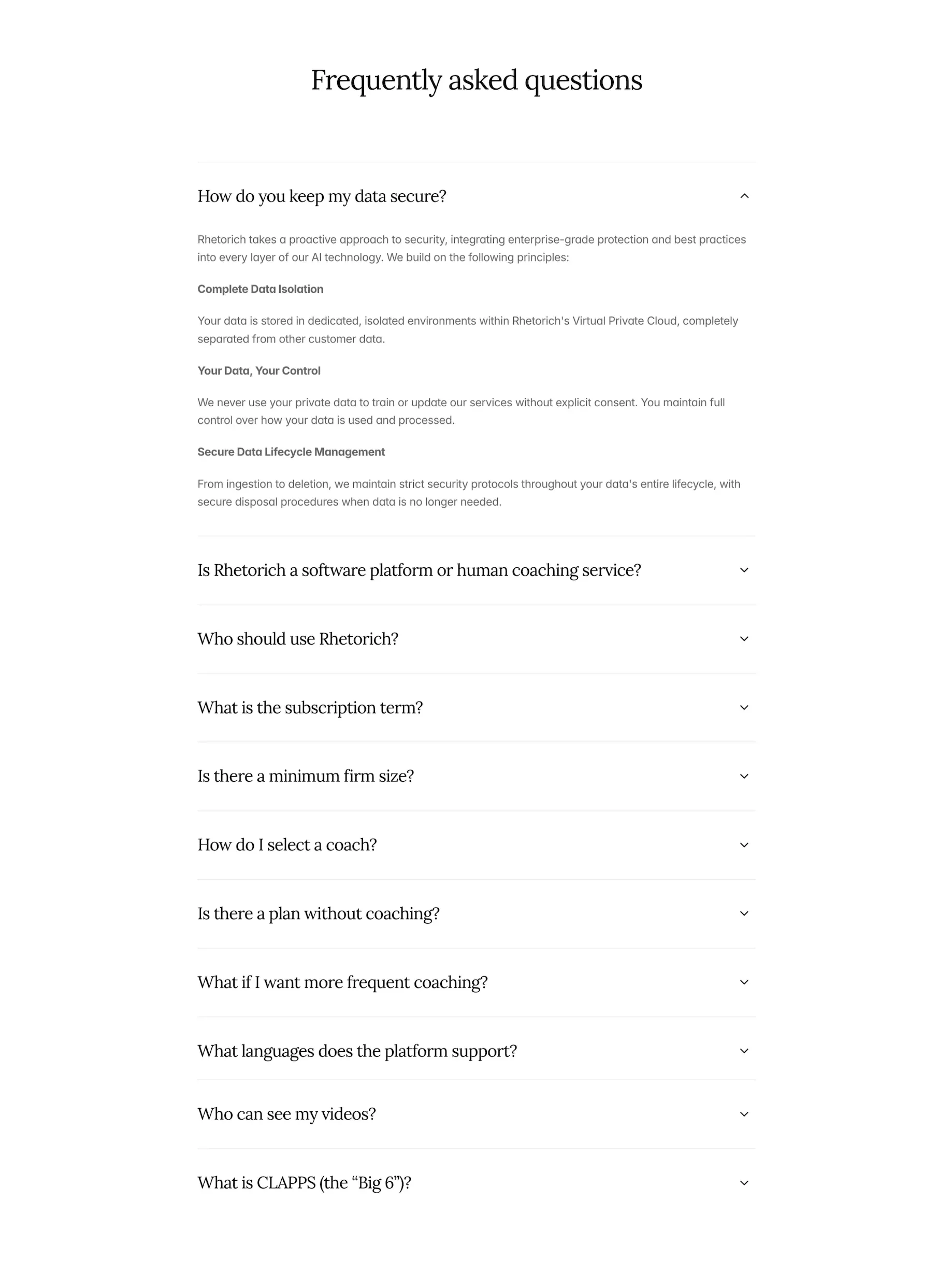 FAQ
