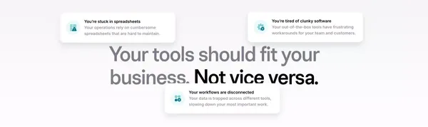 No Code App Builder: Create Custom, AI-Powered Apps | Glide - Landing design inspiration