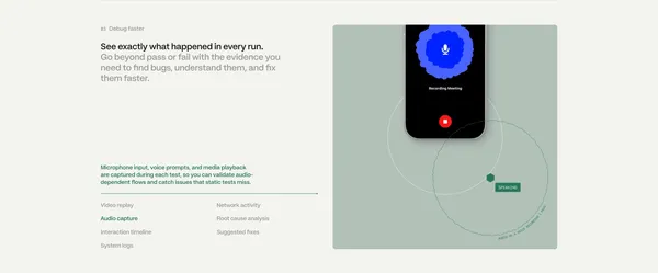 Semaloop – Catch mobile bugs before your users do - Landing design inspiration