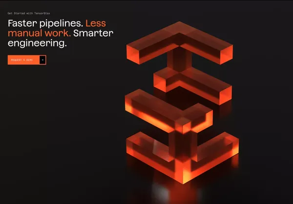 TensorStax — Autonomous AI for Data Engineering - Landing design inspiration