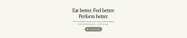 Athleats | Healthy, performance driven recipes for athletes - Landing design inspiration