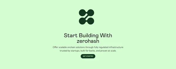 zerohash | The Operating System for Digital Money - Landing design inspiration