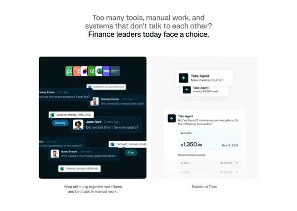 Revenue Automation for B2B: Streamline with Tabs | Tabs - Landing design inspiration