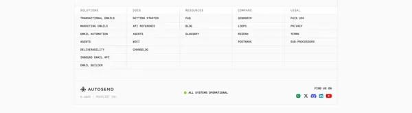 AutoSend: Email for Developers and Marketers - Landing design inspiration
