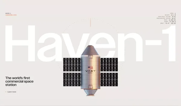 Vast – Building Next-Generation Space Stations - Landing design inspiration
