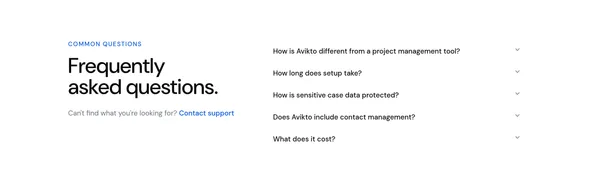Avikto — Case Management for Regulated Teams - Landing design inspiration