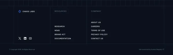 Chaos Labs - Landing design inspiration