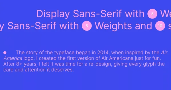 Air Americana - Landing design inspiration