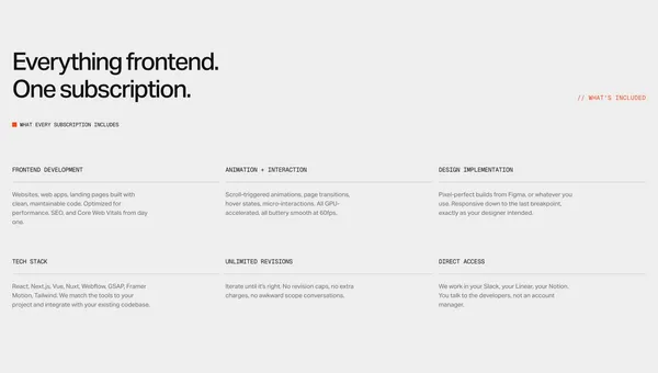 Good Fella — Frontend Development Studio | Websites That Move | Good Fella - Portfolio design inspiration