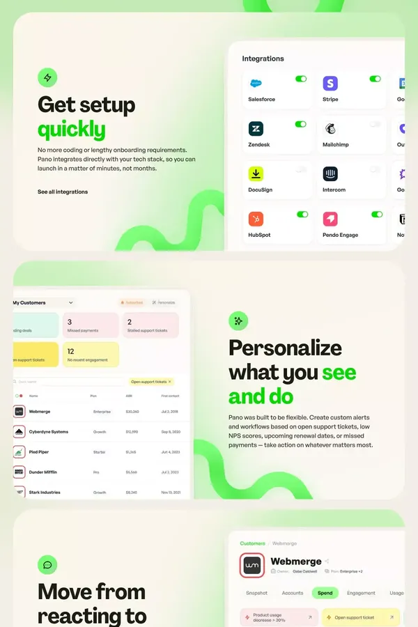 Pano - Landing design inspiration