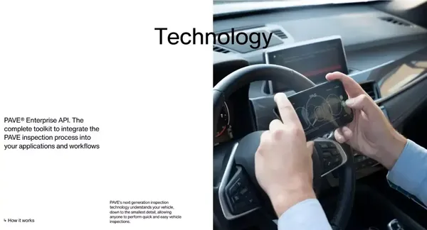 PAVE | Vehicle Inspection API - Landing design inspiration