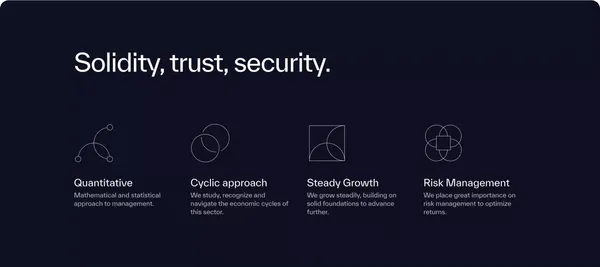 Evolving digital asset investment vehicle - Landing design inspiration