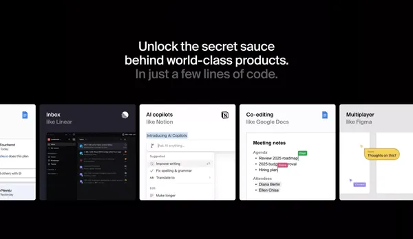 Liveblocks | Unlock collaboration in your product - Landing design inspiration