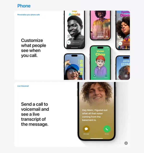 iOS 17 Preview - Apple - Landing design inspiration