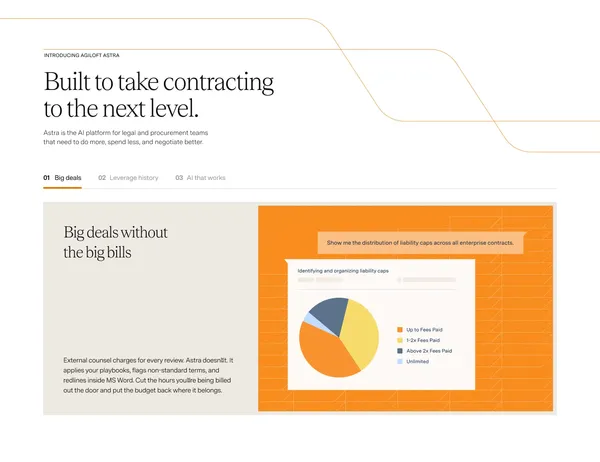 AI Contract Management & CLM Platform | Agiloft - Landing design inspiration