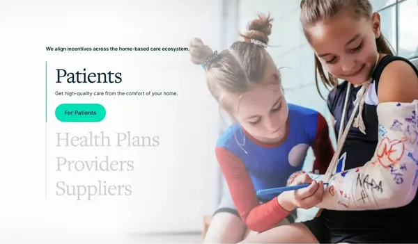 Tomorrow Health - Landing design inspiration