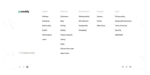 Mintlify - The Knowledge Platform Built for Agents - Landing design inspiration