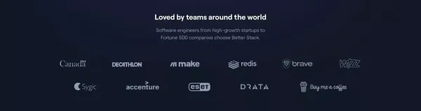 Better Uptime - Free Web Monitoring & Status Page - Landing design inspiration