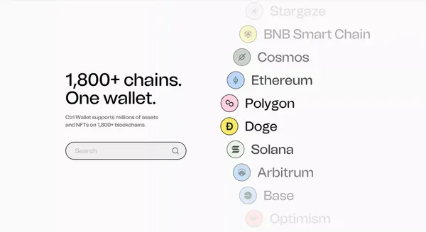 Secure and powerful crypto wallet | CTRL Wallet - Landing design inspiration