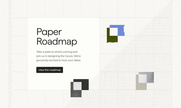 Paper – design, share, ship - Landing design inspiration