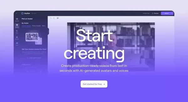 HeyGen - AI Video Generator - Landing design inspiration
