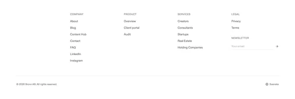 Bronn — The AI-native accounting firm - Landing design inspiration