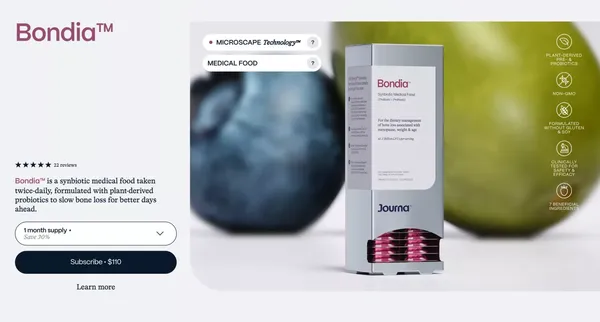 Journa Health - Landing design inspiration