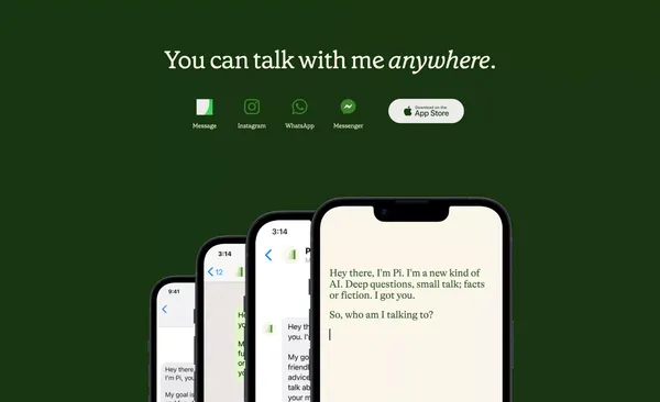 Inflection - Landing design inspiration