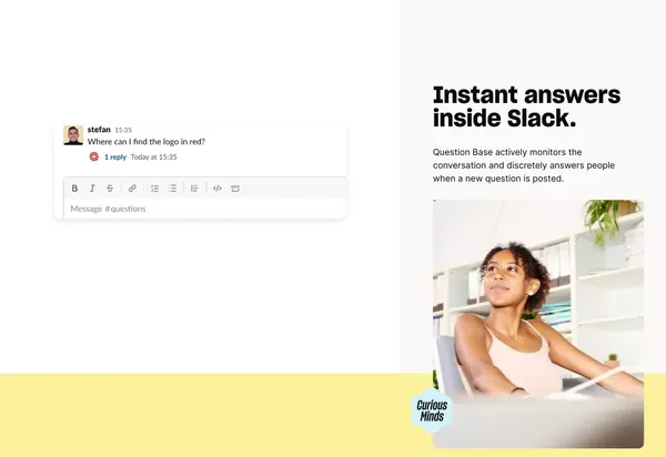 Scale knowledge - Landing design inspiration