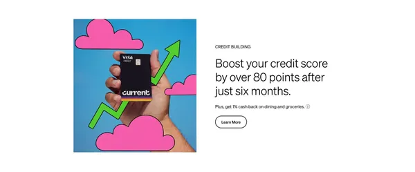 Current | Future of Banking - Landing design inspiration