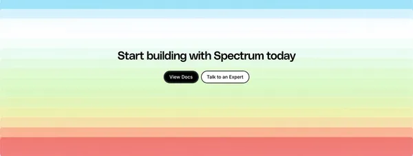 Spectrum by Photon | Bring your agents to iMessage, WhatsApp, Telegram, Slack, and beyond - Landing design inspiration
