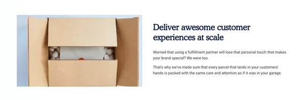 Nice Commerce High-Touch Fulfillment 3PL - Landing design inspiration