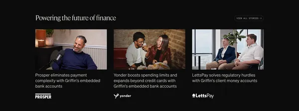 Griffin - The bank you can build on - Landing design inspiration