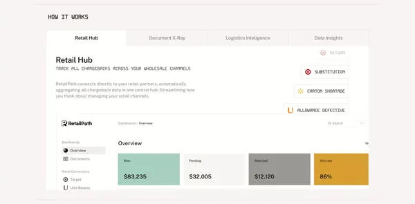 RetailPath - Landing design inspiration