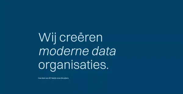 Data Partner - Samen brengen we data tot leven | Stofloos - Portfolio design inspiration