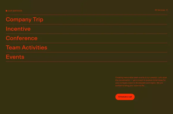 Canals and Windmills - Portfolio design inspiration