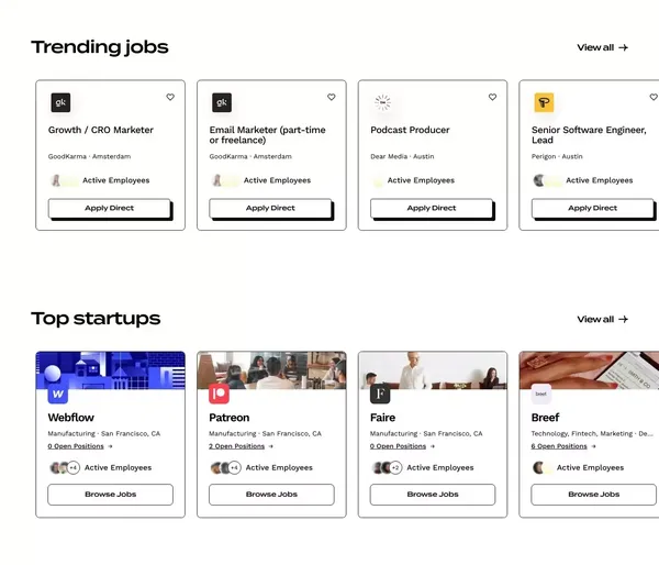 Find your life's work. - Landing design inspiration