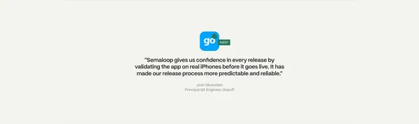 Semaloop – Catch mobile bugs before your users do - Landing design inspiration