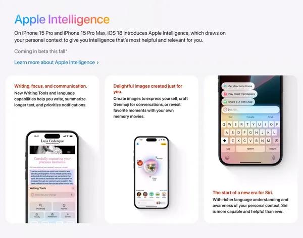 iOS 18 Preview - Apple - Landing design inspiration