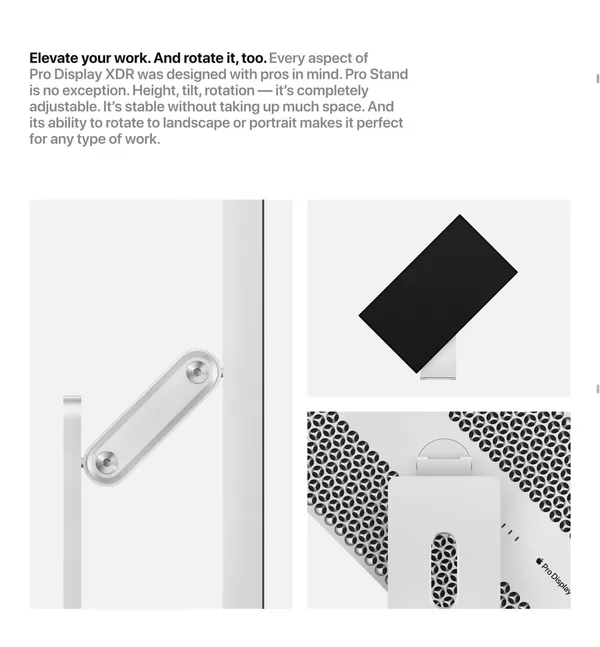 Pro Display XDR - Apple - Landing design inspiration