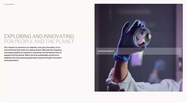 Octarine Bio - Landing design inspiration