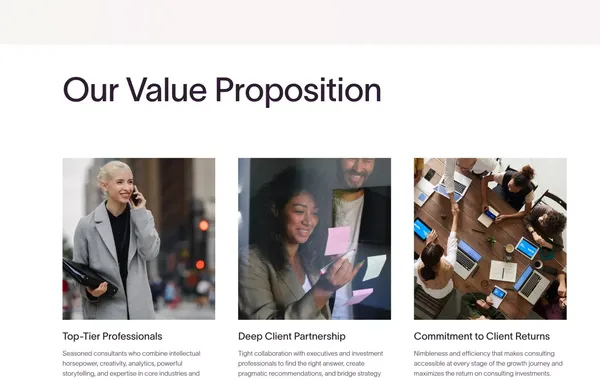 Actionist Consulting Group - Landing design inspiration