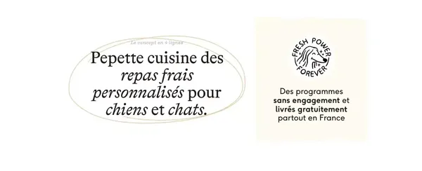 Pepette — Petfood Nouvelle Génération - Landing design inspiration